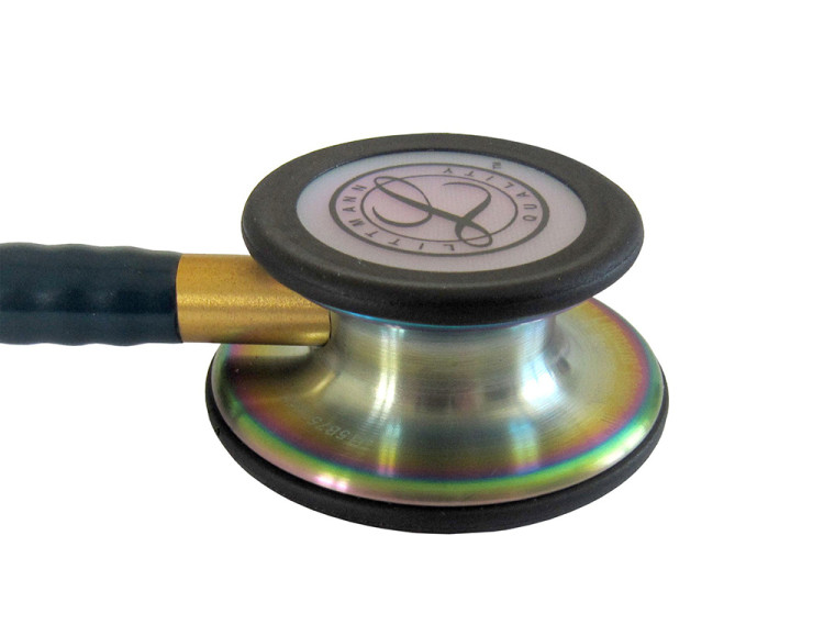 Стетоскоп Littmann Classic III двусторонняя головка с радужным напылением и трубкой цвета морской волны 69см, 5807