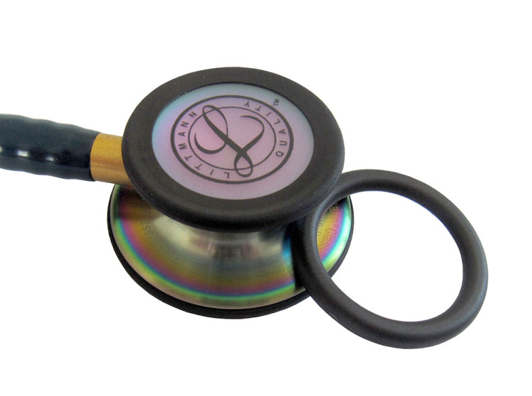 Стетоскоп Littmann Classic III двусторонняя головка с радужным напылением и трубкой цвета морской волны 69см, 5807