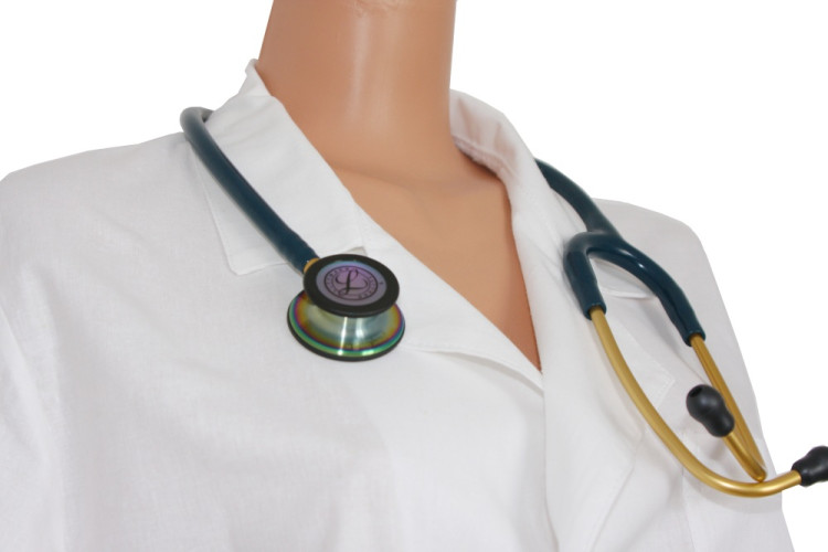 Стетоскоп Littmann Classic III двусторонняя головка с радужным напылением и трубкой цвета морской волны 69см, 5807