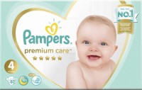 Подгузники Pampers Premium Care (4) maxi 9-14 кг, 82 шт