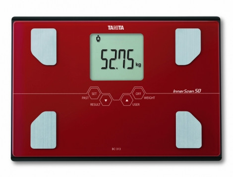 Весы Tanita BC-313 компактные тонкие анализаторы состава тела с сенсорными кнопками, до 150кг