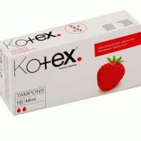 Тампоны женские Котекс / Kotex Мини для скудных выделений, комфортное введение, впитывающая поверхность 16шт