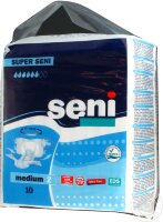 Подгузники Сени Супер Эйр / Seni Super Air для взрослых, дышащие, размер Medium, обхват 75-110 см, 10 шт.