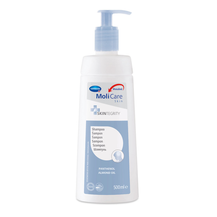 Шампунь MoliCare Skin (МолиКар Скин) с пантенолом не сушит и стимулирует рост волос, 500мл, 995030