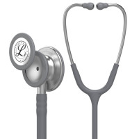 Стетоскоп Littmann Classic III, двухканальная трубка цвет серый, односторонняя головка цвет "сталь", 69см, 5621