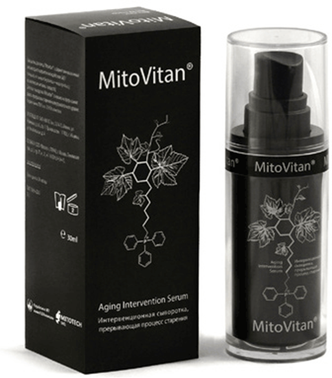 Сыворотка для лица MitoVitan (Митовитан) омолаживающая, против старения, 30мл