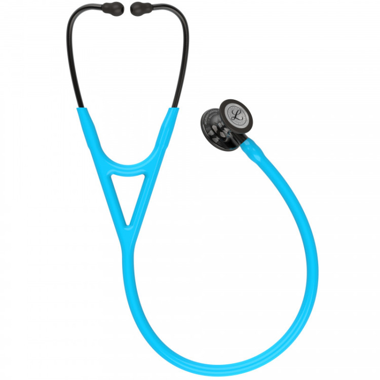 Стетоскоп Littmann Cardiology IV с бирюзовой трубкой, длиной 69 см, акустическая головка дымчатая, 6171