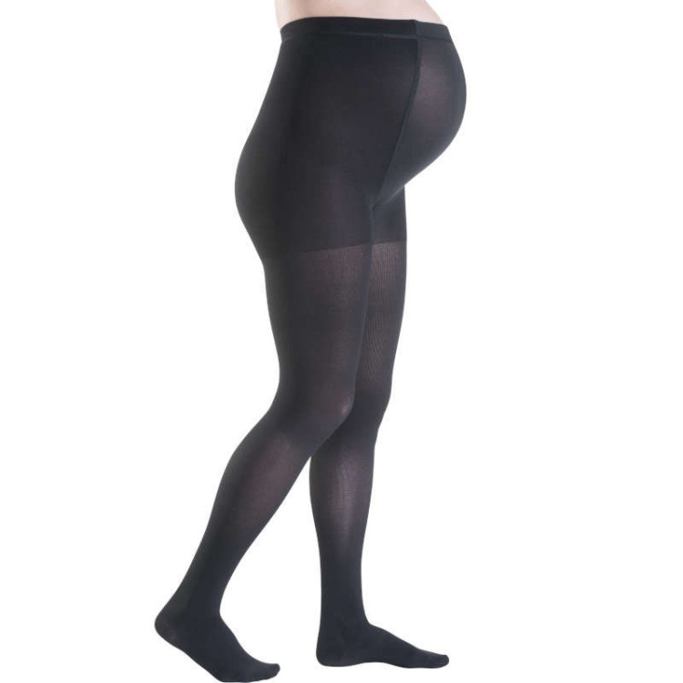 Колготки для беременных Sigvaris cotton 2-го класса компрессии бесшовные с хлопком, CO2-K-B