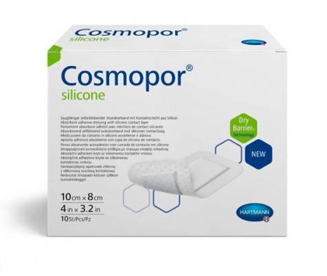 Cosmopor® silicone/ Кocмoпop силикон, 10х8см, 10 шт.