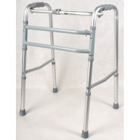 Ходунки складные однокнопочные Ergoforce, усиленные, регулируемая высота 75,5-93,5 см, E 2222