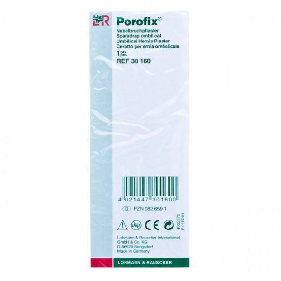 Пластырь Porofix (Порофикс) для пупочных грыж у младенцев, 4х12.5см, 30160
