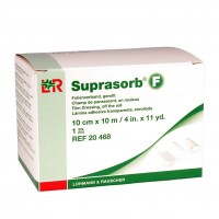 Повязка медицинская пленочная прозрачная Suprasorb F, в рулоне, нестерильная 10 см х 10 м, 20468