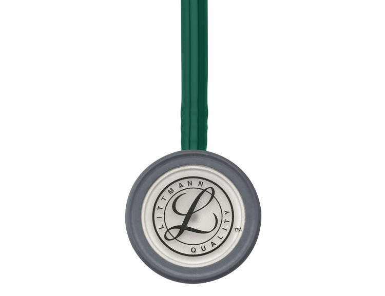 Стетоскоп Littmann Classic III двусторонняя головка высокой чувствительности, трубка темно-зеленая 69см, 5624