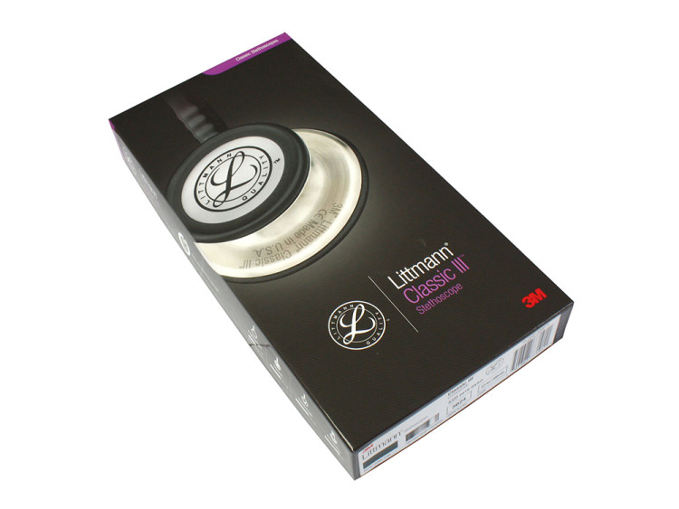 Стетоскоп Littmann Classic III двусторонняя головка высокой чувствительности, трубка темно-зеленая 69см, 5624