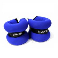 Утяжелители Bradex Геракл Экстра Ankle Wrist Weights, для ног и рук, не стесняют движений, вес 1,5 кг, пара, SF0103