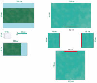 Базовый комплект педиатрический Raucodrape включает 4-ре простыни для разных хирургических вмешательств, 33330