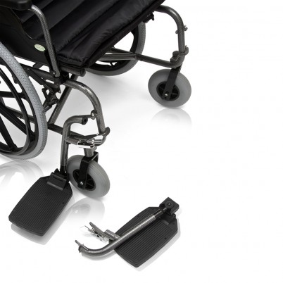 Кресло–коляска Armed FS951B для инвалидов механическая с усиленной рамой, ширина сиденья 55см, нагрузка до 150кг