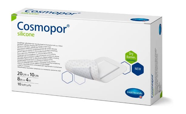 Cosmopor® silicone/ Кocмoпop силикон, 20х10см, 10 шт.