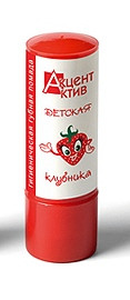 АКЦЕНТ-АКТИВ Помада гигиеническая детская клубника 4г