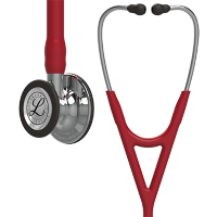 Стетоскоп Littmann Cardiology IV с бордовой трубкой длиной 69см, акустическая головка зеркальная, 6170