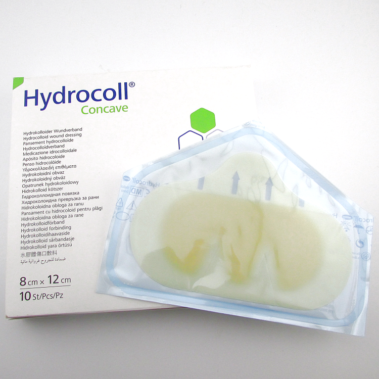 Повязка Гидроколл конкав (Hydrocoll concave ) 8х12см, на пятку или локоть гидроколлоидная самоклеящаяся, 900756