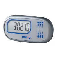 Шагомер Barry Fit E210 цифровой с сенсорной панелью для подсчета калорий, скорости и расстояния, серый