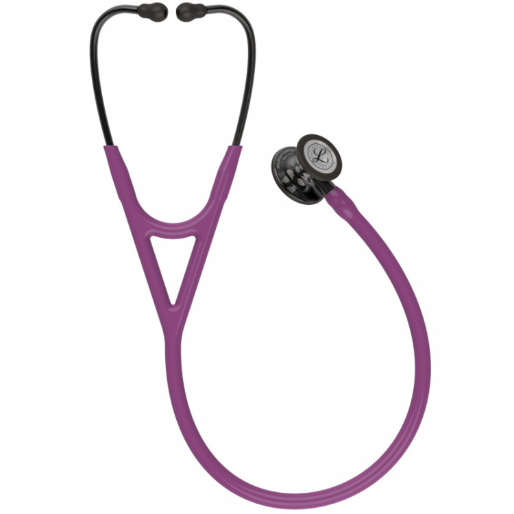 Стетоскоп Littmann Cardiology IV с сливовой трубкой, длиной 69 см, акустическая головка дымчатая, 6166
