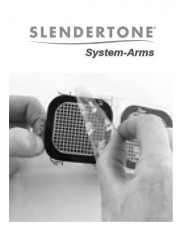 Накладки электродные к женскому миостимулятору Slendertone System Arms Female, с клейкой основой, 4 гелевые квадратные