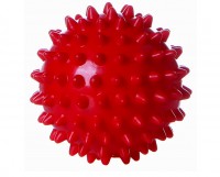 Мяч массажный Vega-165 игольчатый красный диаметром 5см