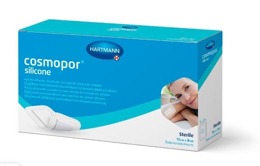 Cosmopor® silicone/ Кocмoпop силикон, 15х8см, 5 шт.