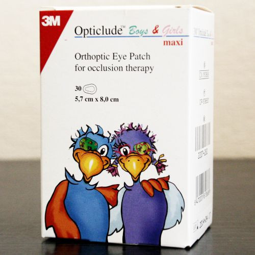 Повязка Opticlude глазная клеящаяся от косоглазия и амблиопии у детей, 5.7×8см 30шт, 2539PE