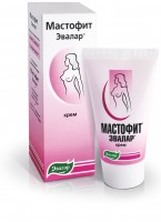 Крем Мастофит от Эвалар для защиты от мастопатии, повышает эластичность и упругость кожи груди, туба 50мл