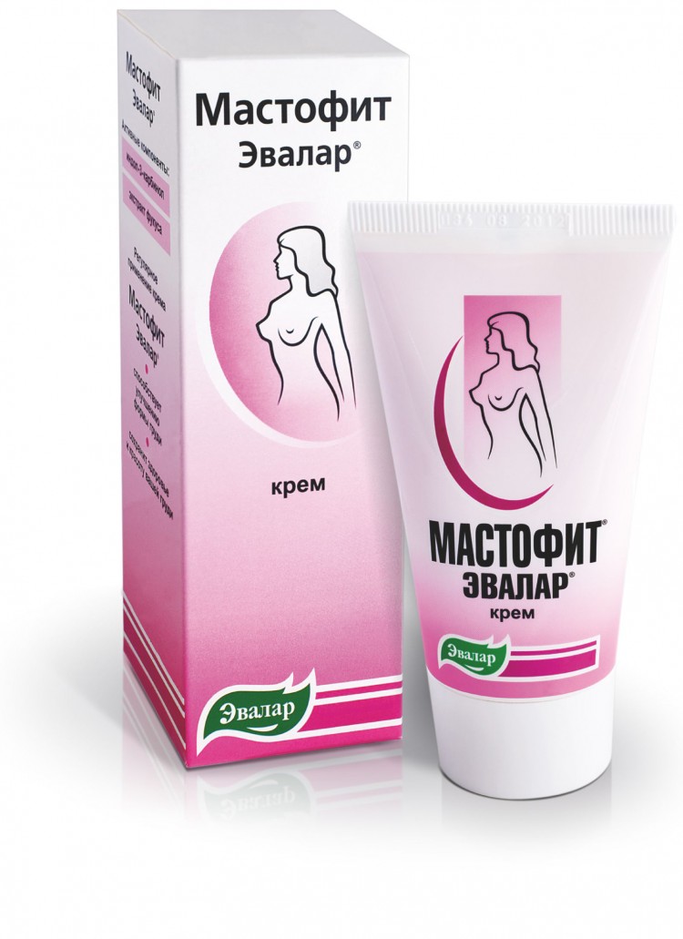 Крем Мастофит от Эвалар для защиты от мастопатии, повышает эластичность .