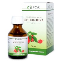 Масло эфирное Масло шиповника Олеос с витаминно-антиоксидантным комплексом, разглаживает морщинки, отбеливает, 30 мл