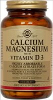 Солгар Кальций-Магний с витамином D3 укрепляет кости, повышает работоспособность, улучшает сон, 150шт