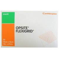 Повязка послеоперационная Opsite Flexigrid пленочная прозрачная, для защиты ран и фиксации повязок, 10х12см, 50шт, 4630