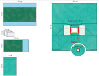 Комплект 2 для операций на прямой кишке Raucodrape состоит из простыни с инцизной пленкой и 4-мя полотенцами, 33326