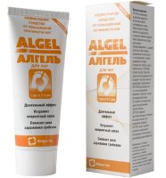 Гель антиперспирант для ног Алгель, с противогрибковым эффектом, устраняет неприятный запах, безопасен, 75мл