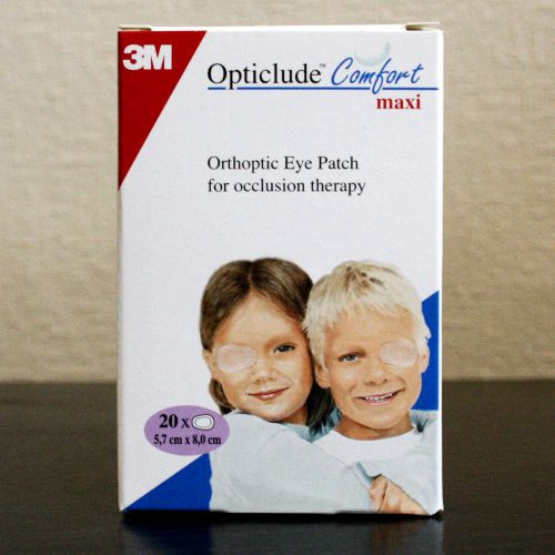 Повязка Opticlude Comfort глазная, клеящаяся, для у детей косоглазия и амблиопии, 5,7 × 8,0 см, 20 шт, 1648EMaxi