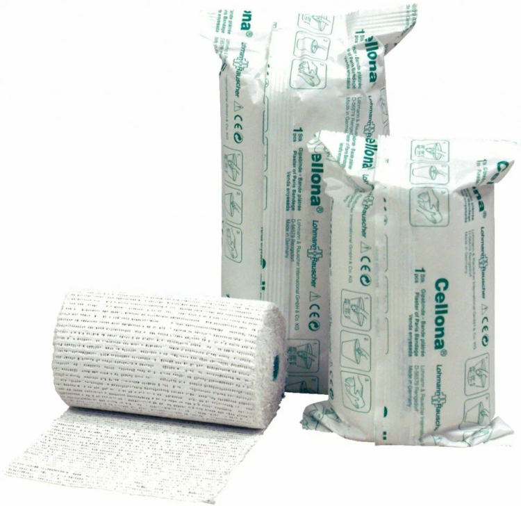 Бинт гипсовый Целлона (Cellona) 15см х3м, 5шт, 25414