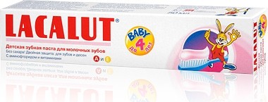 Паста зубная детская Лакалют / Lacalut baby от 0 до 4 лет, без сахара ...