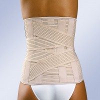 Бандаж поясничный Orliman для поддержки пояснично-крестцового отдела спины, с анатомическим пелотом для тепла, LT-310