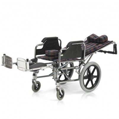Кресло–коляска Armed FS212BCEG детская с откидными подлокотниками и стояночным тормозом, ширина сиденья 39см, до 110кг