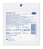Салфетки марлевые Sterilux ES (Стерилюкс ЕС) стерильные для ран, 21 нитей на см2, сложены в 8 слоев, 7,5 х 7,5 см, 232186