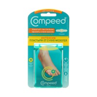 Пластырь Compeed / Компид Интенсив, от сухих мозолей, уменьшает боль, защищает от влаги и бактерий, 6 шт.