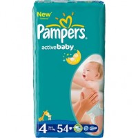 Подгузники Pampers Active Baby Maxi (7-14 кг) 54шт