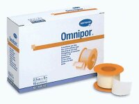 Пластырь Омнипор (Omnipor) фиксирующий из нетканого для пациентов с чувствительной кожей 5см х9,2м, 2шт, 900582