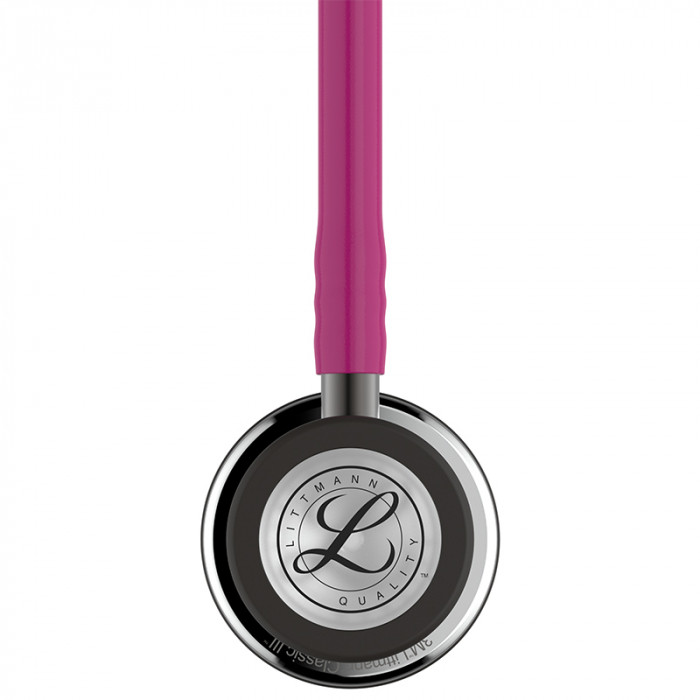 Стетоскоп Littmann Classic III с двусторонней акустической головкой, с малиновой трубкой длиной 69см, 5862