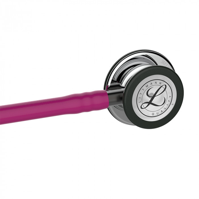 Стетоскоп Littmann Classic III с двусторонней акустической головкой, с малиновой трубкой длиной 69см, 5862