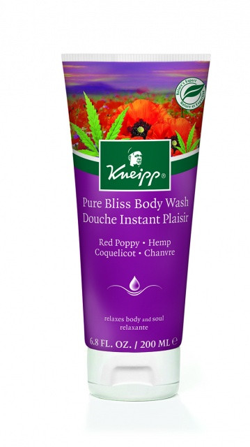 Гель для душа расслабляющий Kneipp Счастливый случай, с маслами красного мака и конопли, от стресса, 200мл 391100
